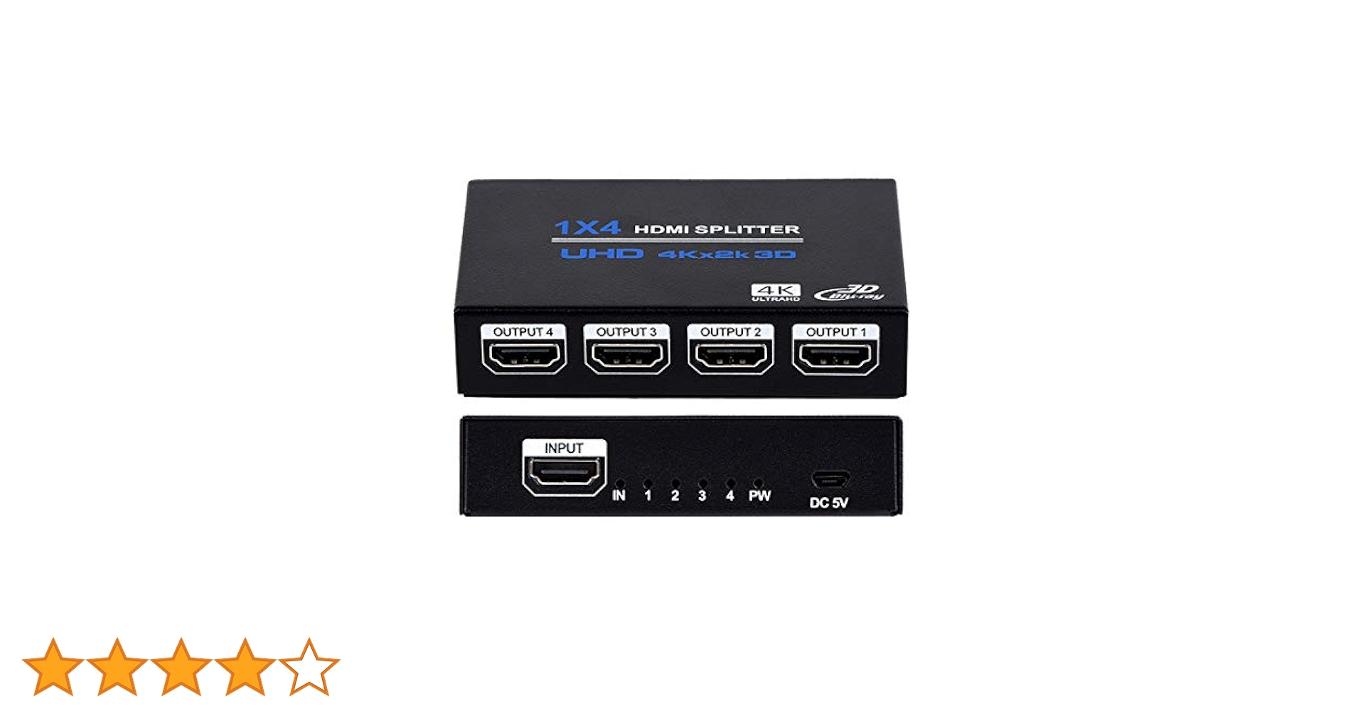 4K2K対応1入力4出力HDMI分配器 HD-14V4KC 4K2K対応1入力4出力HDMI分配器 HD-14V4KC 4K2K対応1入力4